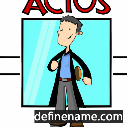 Accius cartoon