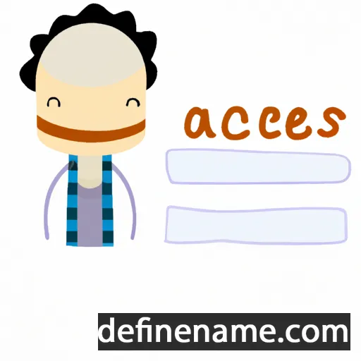 cartoon of the name Acestes