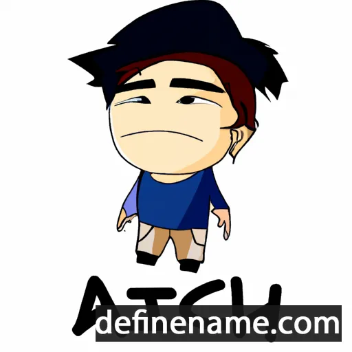 cartoon of the name Achi