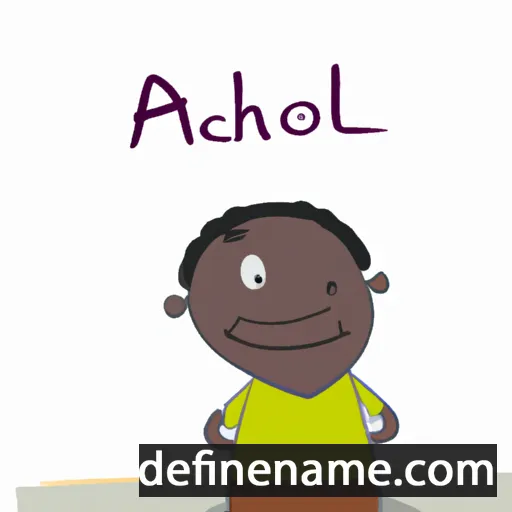 Achol cartoon