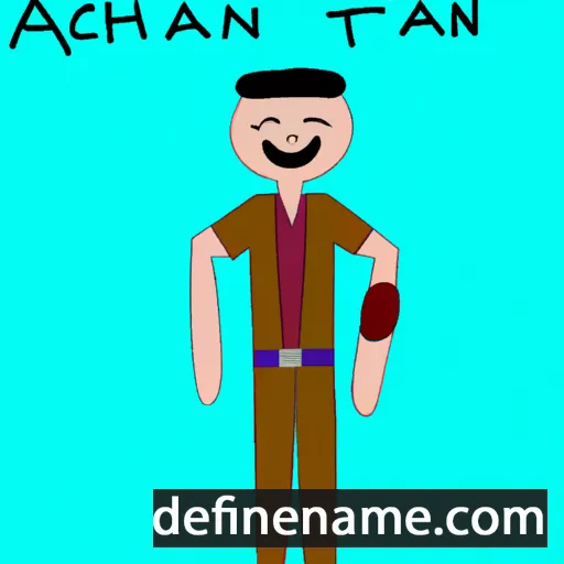 Achtan cartoon