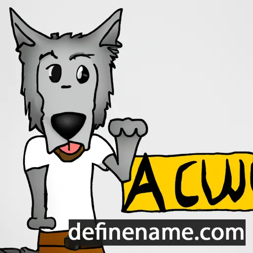 Acwulf cartoon