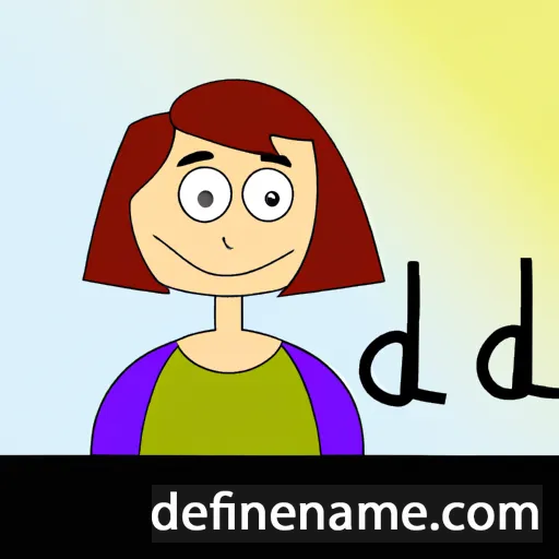 cartoon of the name Ada