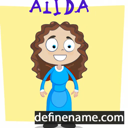 Adalfrida cartoon