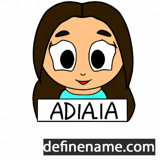 Adalivia cartoon