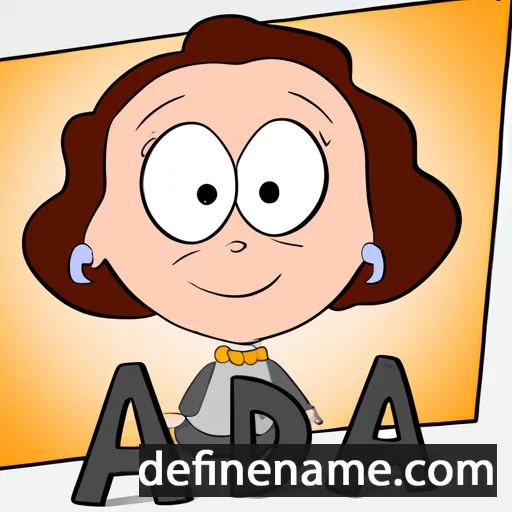 cartoon of the name Adda