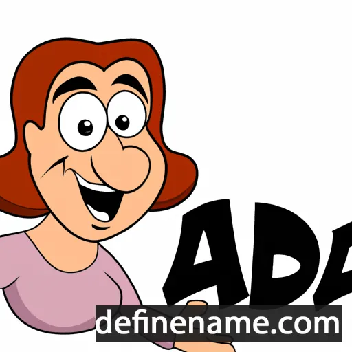 cartoon of the name Adda