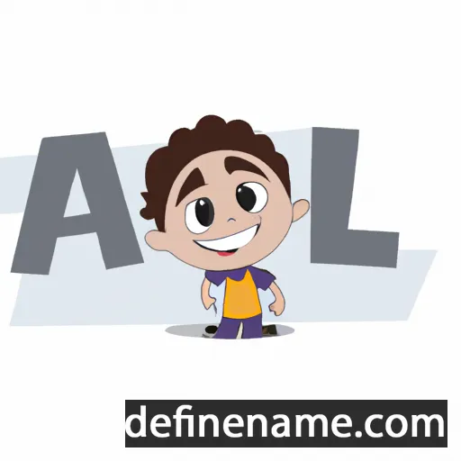 cartoon of the name Adel