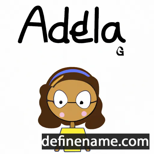 Adélia cartoon