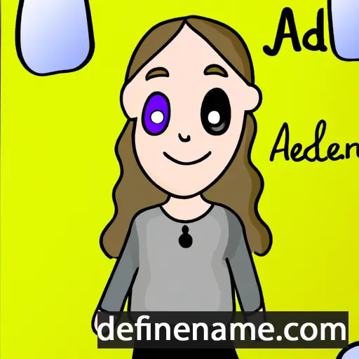 Adelén cartoon