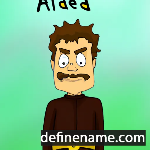 Adelfrid cartoon