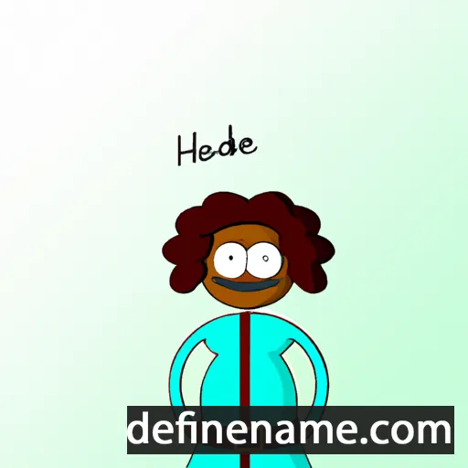 Adelhejd cartoon