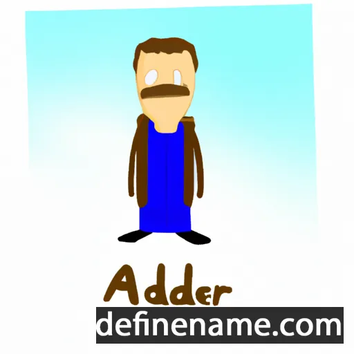 Adelher cartoon