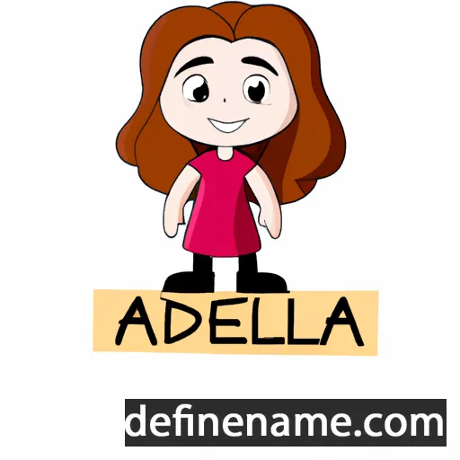 Adellia cartoon