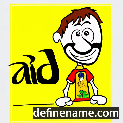 cartoon of the name Adi