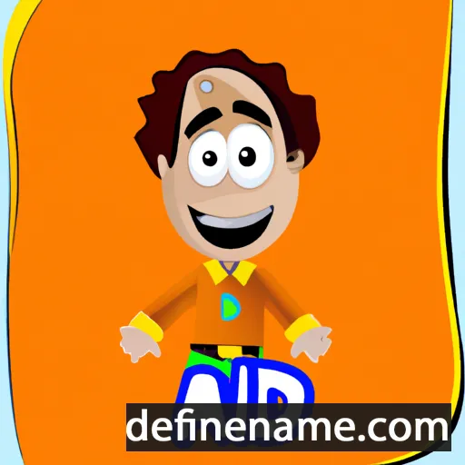 cartoon of the name Adi