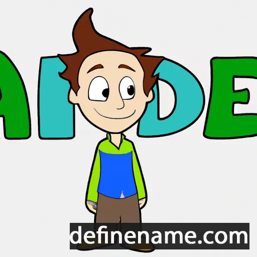 cartoon of the name Adie