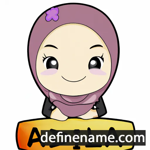 Adilah cartoon