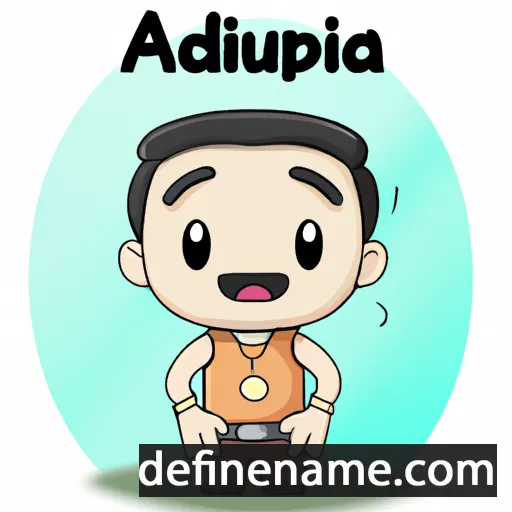 Adiputra cartoon