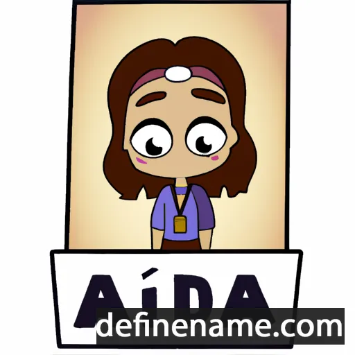 cartoon of the name Adisa