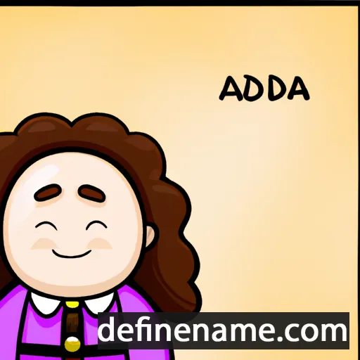 Adolpha cartoon