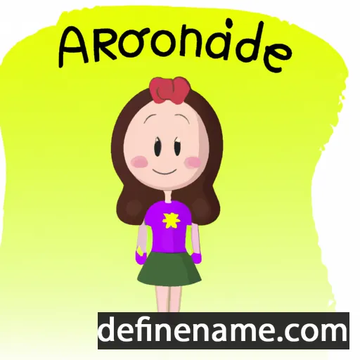 Adorine cartoon