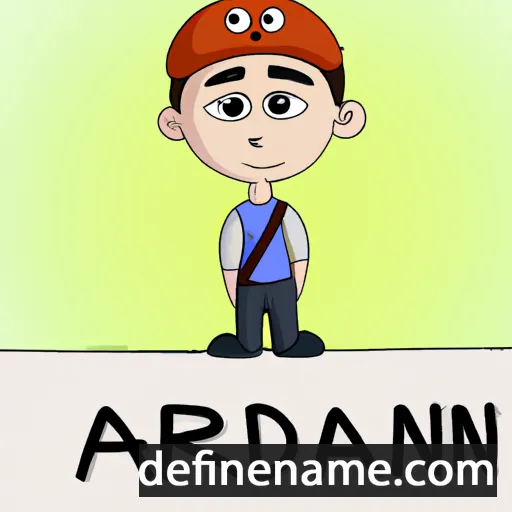 Adrianu cartoon