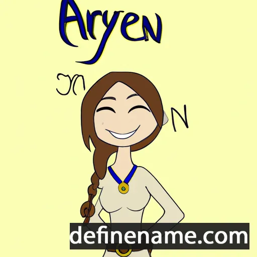 Aerynn cartoon