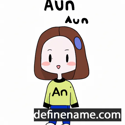 A-eun cartoon