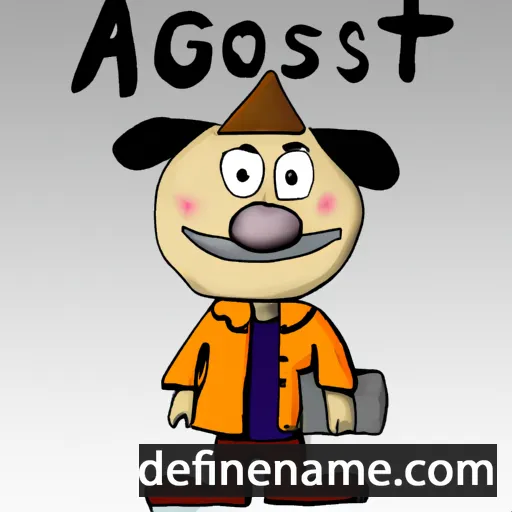 Ágost cartoon