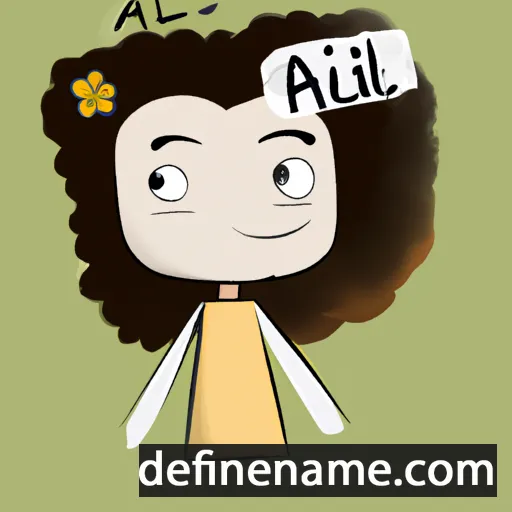 cartoon of the name Ái