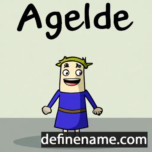 Æðelgyð cartoon