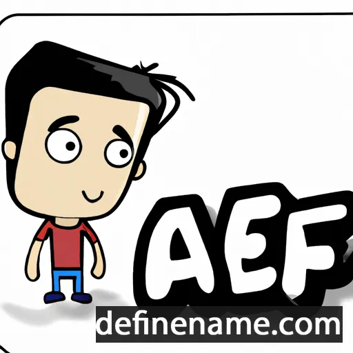 Afef cartoon