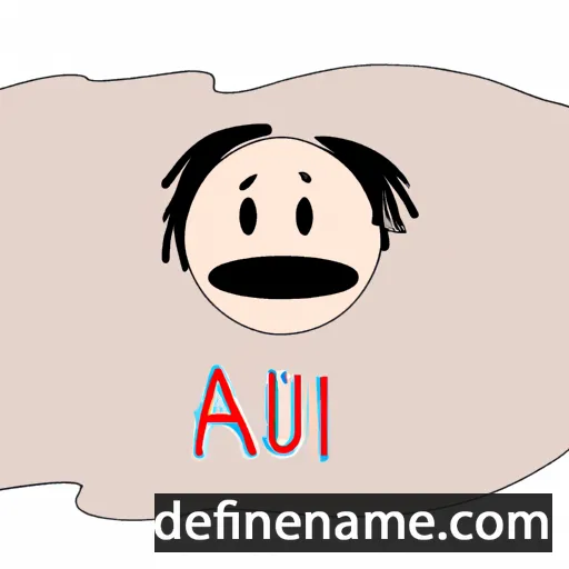 cartoon of the name Afu