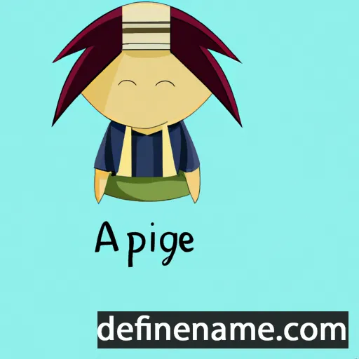 Aganippe cartoon