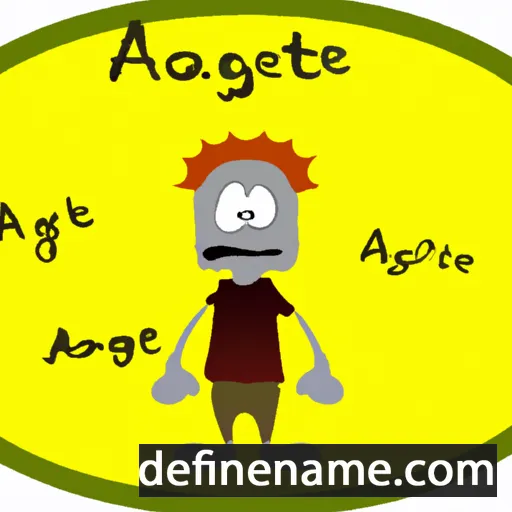 Aggite cartoon