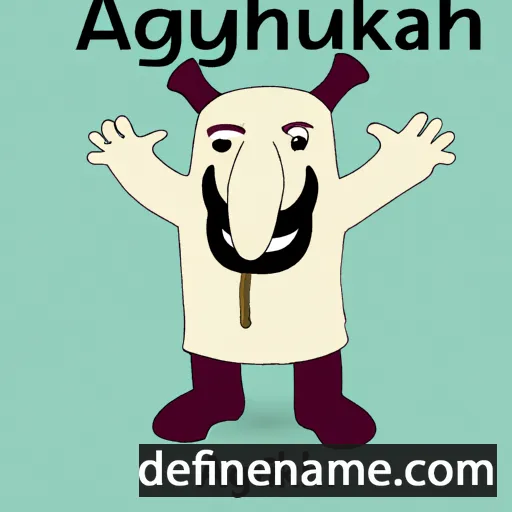 Aghunik cartoon