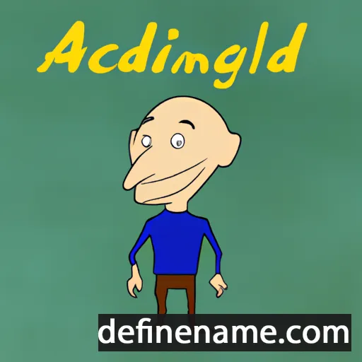 Aginbald cartoon