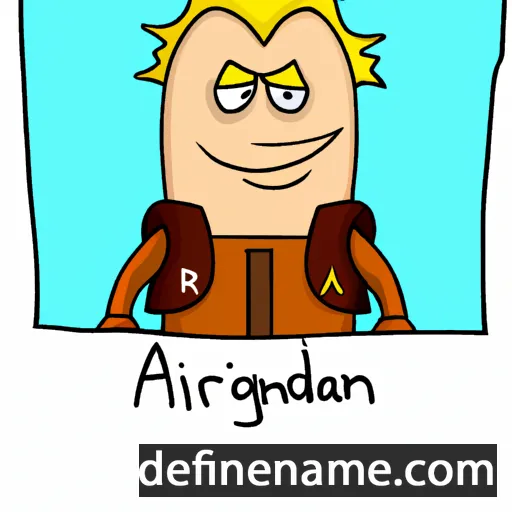 Aginhard cartoon