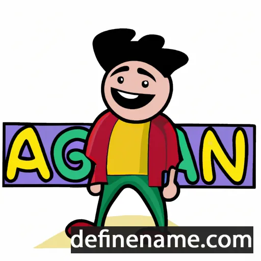 Agnan cartoon