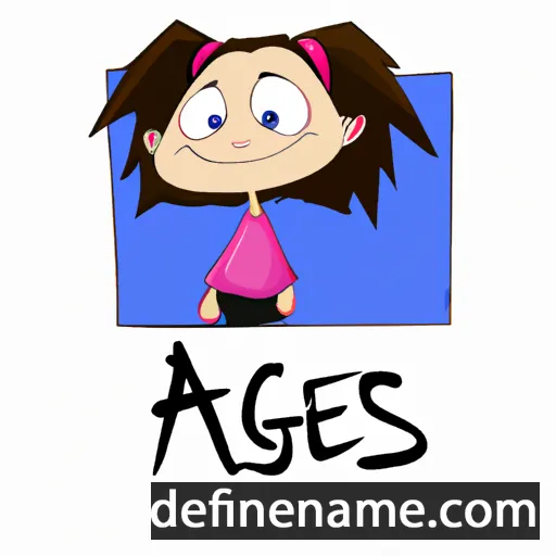 Agness cartoon