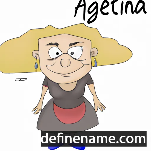 Agnetka cartoon