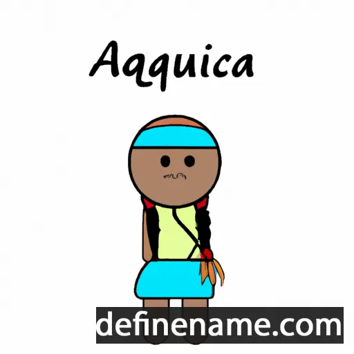 Aguanahuche cartoon