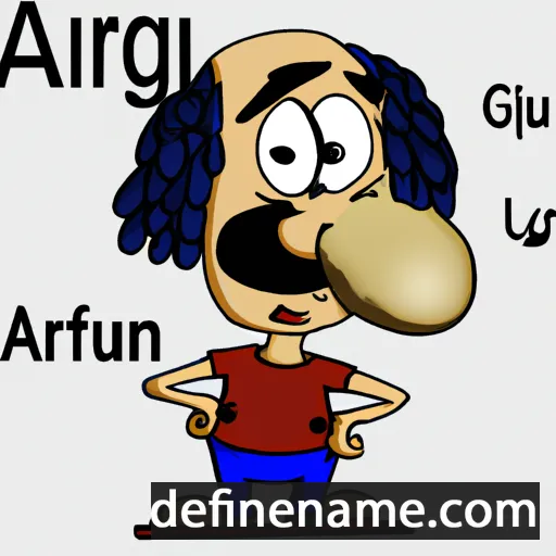 cartoon of the name Agur