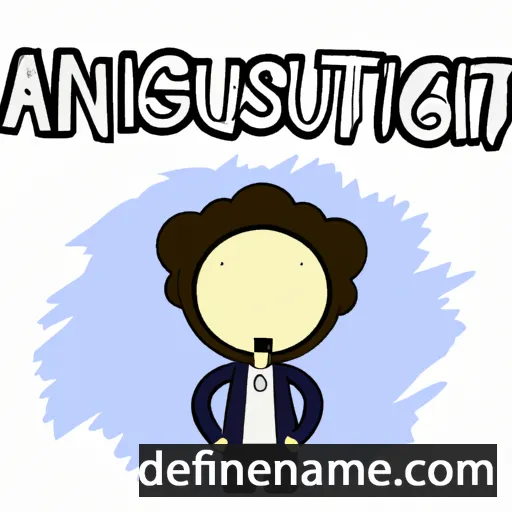 Agustine cartoon