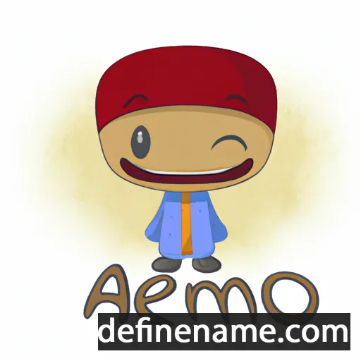 Aĥemeno cartoon