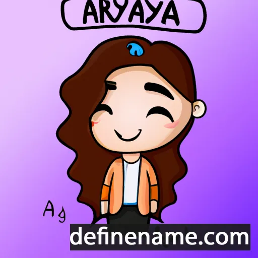 Ahraya cartoon