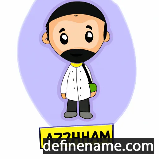 Ahuzzam cartoon