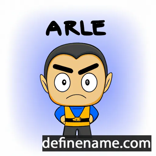 'Azri'el cartoon