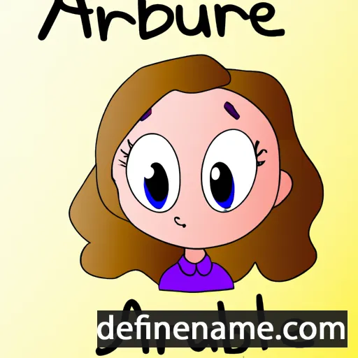 Aubrie cartoon